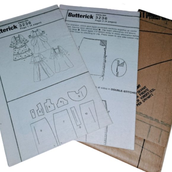 Butterick Sewing Pattern 3236 Princess Queen Gowns - Picture 3 of 5